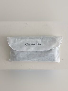 Authentic Vintage Christian Dior Oblique Saddle Flap Long Trifold Wallet
